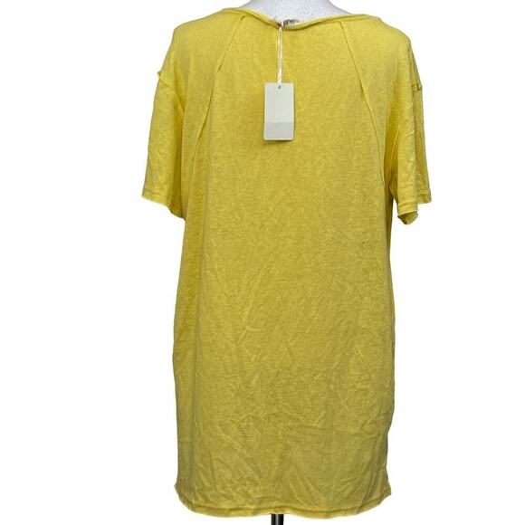 La Miel yellow tunic, small, NWT,  bright, oversized, everyday, layering - Picture 3 of 5